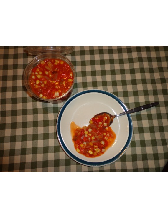 Légumes assaisonnées pour chili congelés